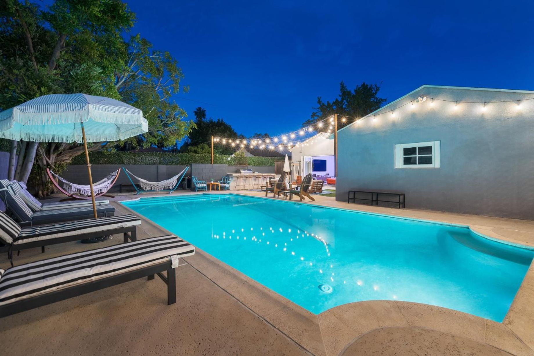 Angel&Rose Universal Hollywood Heated Pool House King Bed ロサンゼルス エクステリア 写真
