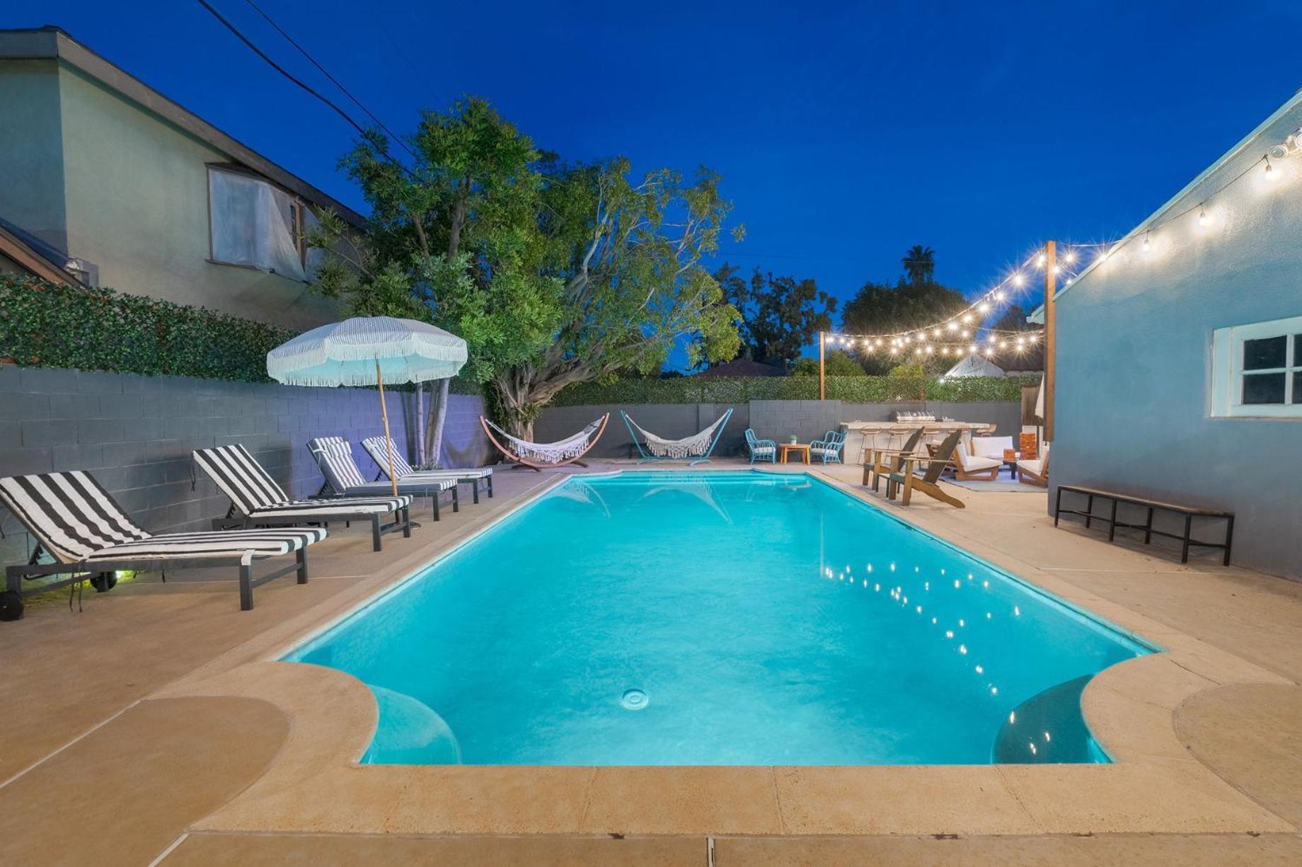 Angel&Rose Universal Hollywood Heated Pool House King Bed ロサンゼルス エクステリア 写真